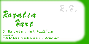 rozalia hart business card